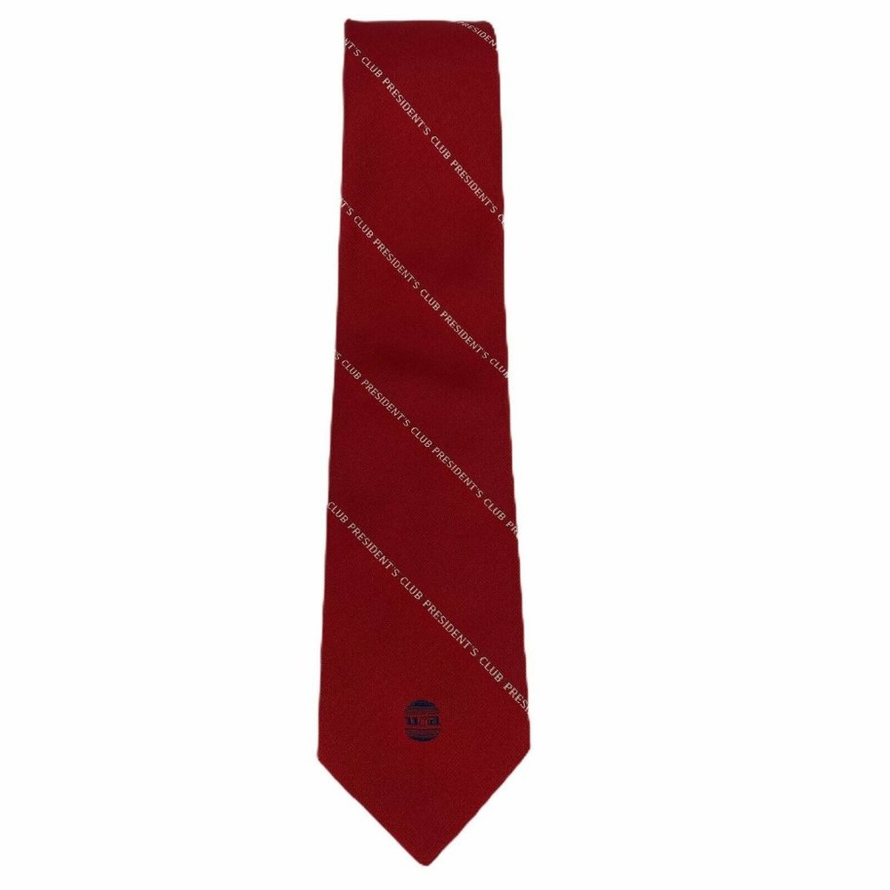 Presidents‎ Club USA Made Silk Blend Mens Tie Red